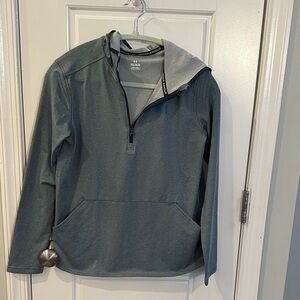 Under Armour Steel Blue/Grey Quarter-Zip Pullover